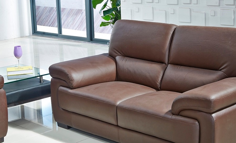 Mia Leather Sofa Lounge Set